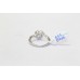 Ring Heart Silver Sterling Zircon Stone 925 Women Jewelry Handmade Gift B513
